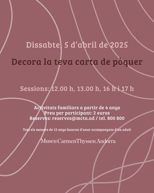 Decora la teva carta de pòquer