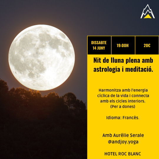 Nit de lluna plena amb astrologia i meditació (nova sessió)
