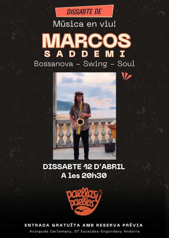 Música en viu amb Marcos Saddemi