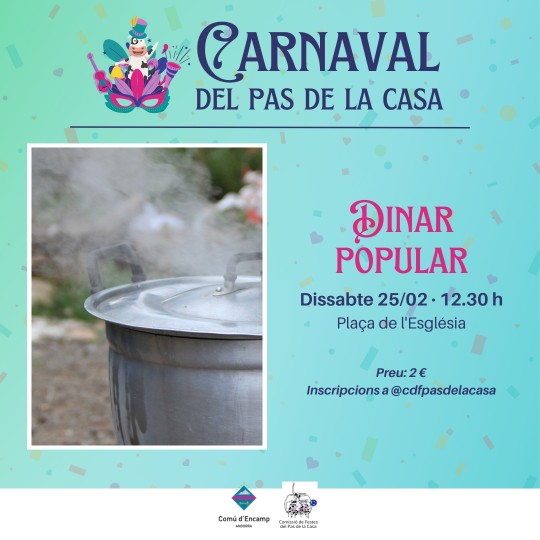 dinar popular carnaval el pas de la casa