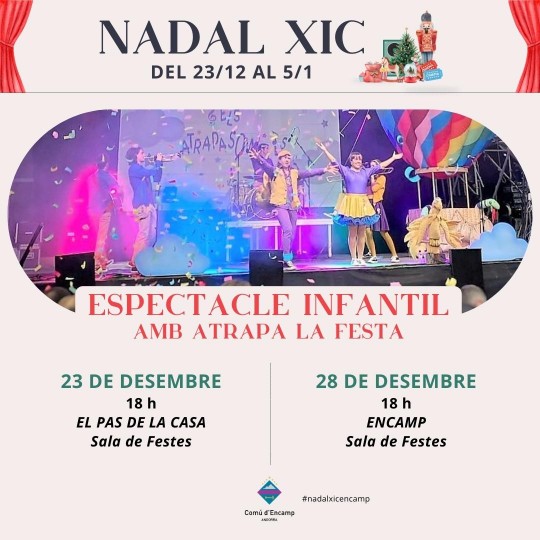 atrapa la festa nadal xic encamp i el pas de la casa