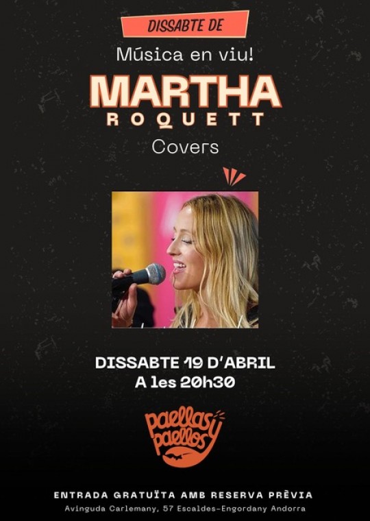 Música en viu amb Martha Roquett