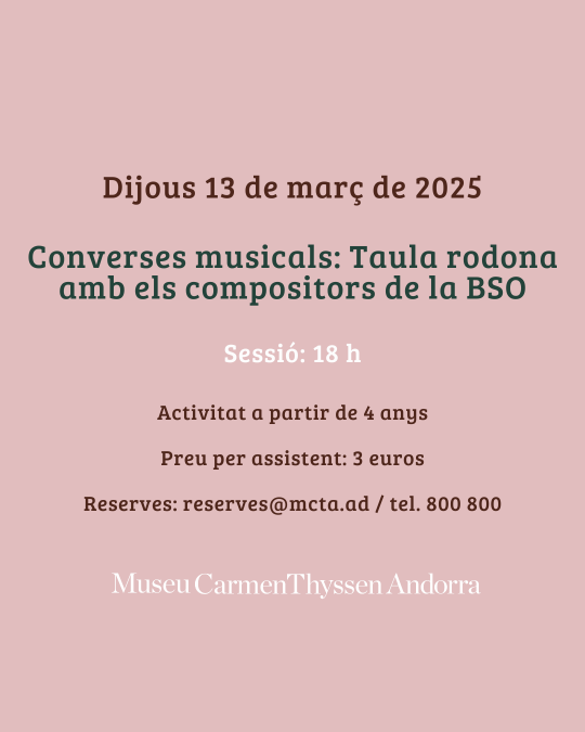Converses musicals: Taula rodona amb els compositors de la BSO