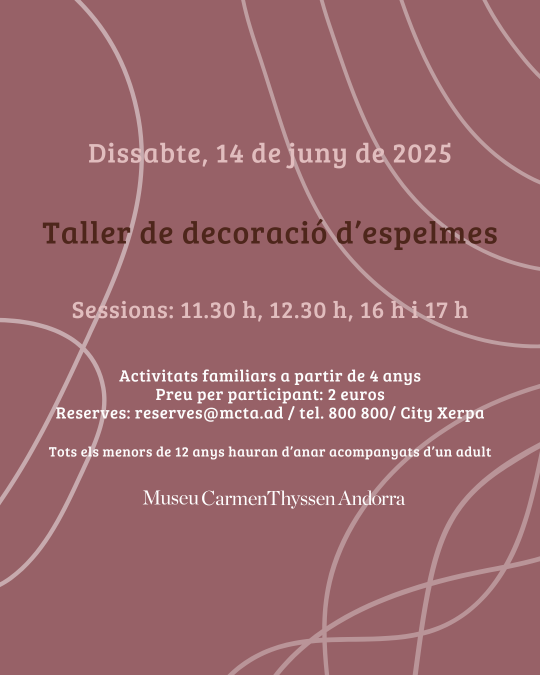 Dissenya la teva espelma al Thyssen