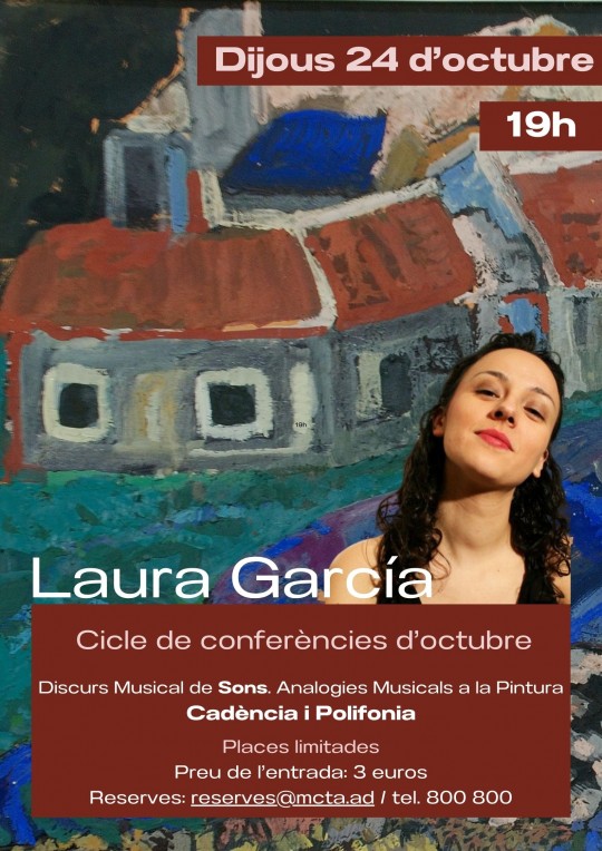 Cicle de conferències del Discurs Musical de SONS. Analogies Musicals a la Pintura amb Laura García