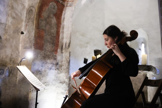 Solo de violoncel a càrrec de Paula Gonzàlez de Alaiza  