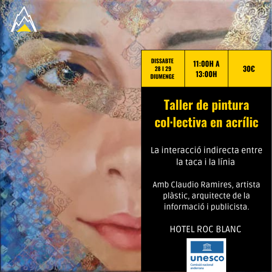 Taller de pintura col·lectiva en acrílic