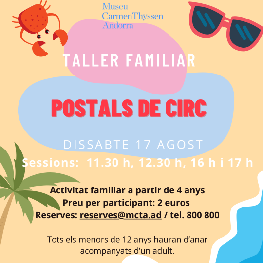 Taller familiar: Postals de circ
