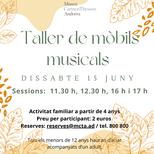 Taller de mòbils musicals 