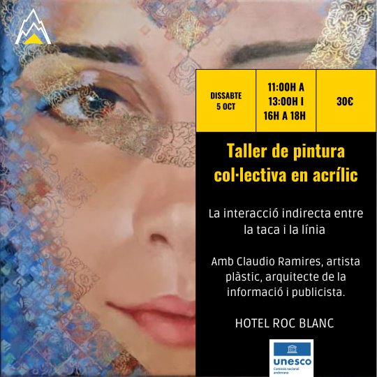 Taller de pintura col·lectiva en acrílic