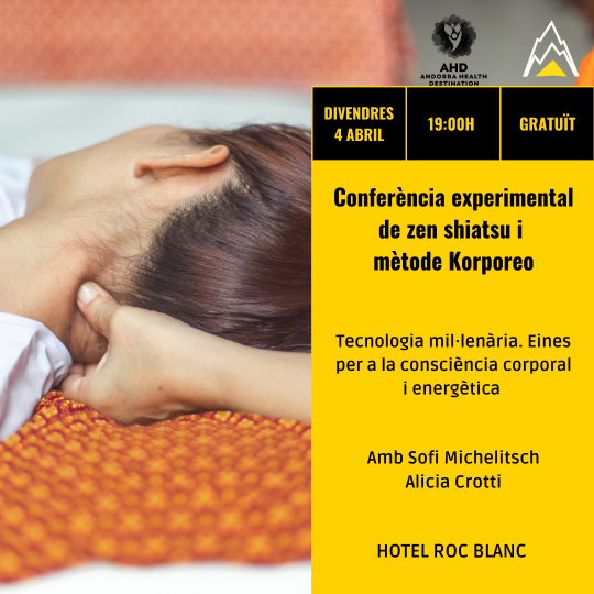 Conferència experimental de Zen Shiatsu i mètode Korporeo 