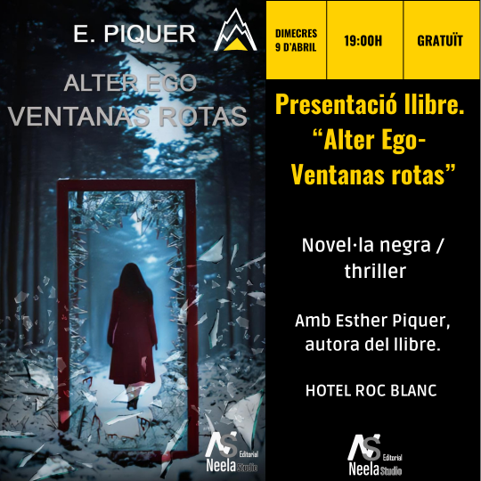 Presentació del llibre 'Alter Ego - Ventanas rotas'