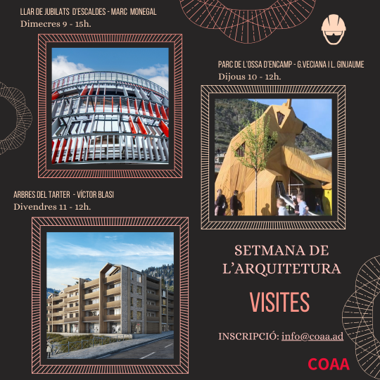 SETMANA DE L’ARQUITECTURA 07 AL 11 D’OCTUBRE