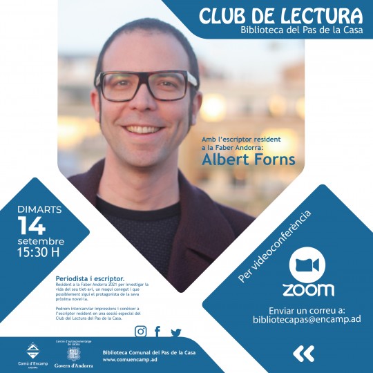 Club de lectura amb Albert Forns