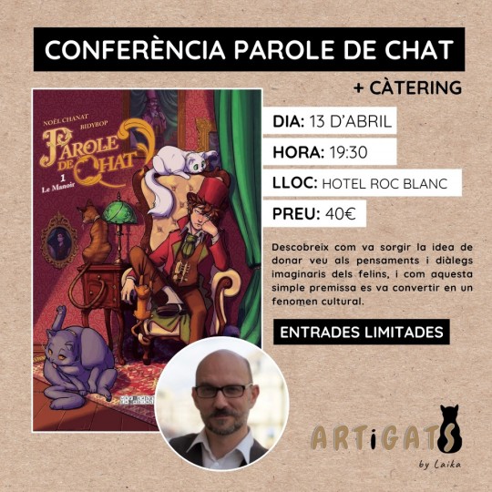 Conferència Parole de chat + càtering