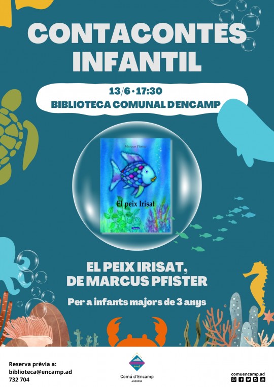 contacontes biblioteca el peix irisat encamp