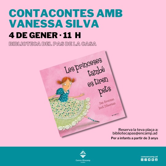 Cartell contacontes Biblioteca el 
Pas de la Casa