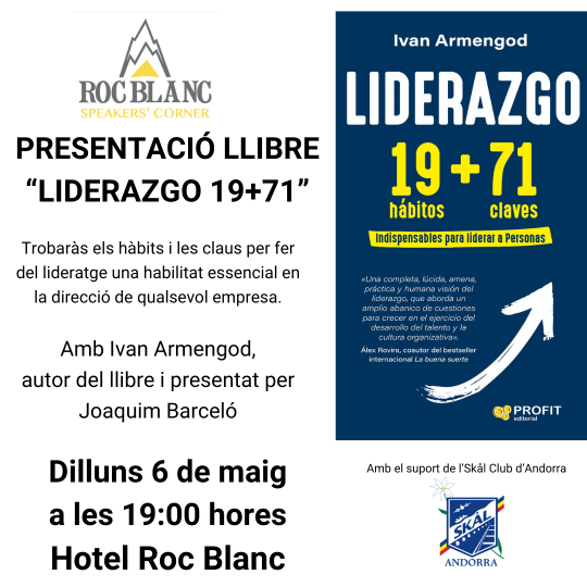 Presentació llibre 'Liderazgo 19 + 71'