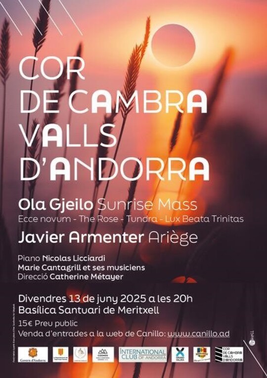 Concert del Cor de Cambra Valls d’Andorra