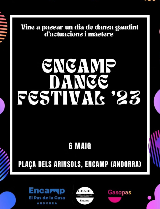 dance festival encamp nou cartell