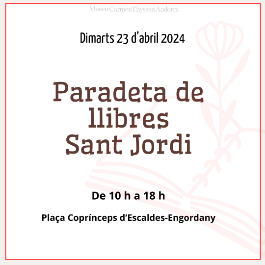 Paradeta de llibres de Sant Jordi