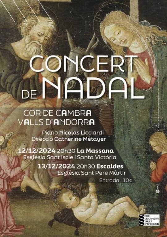 Concert de Nadal del Cor de Cambra Valls d’Andorra