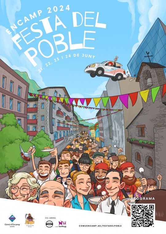 Cartell Festa del Poble d'Encamp 2024.