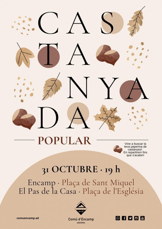 castanyada popular encamp i el pas de la casa