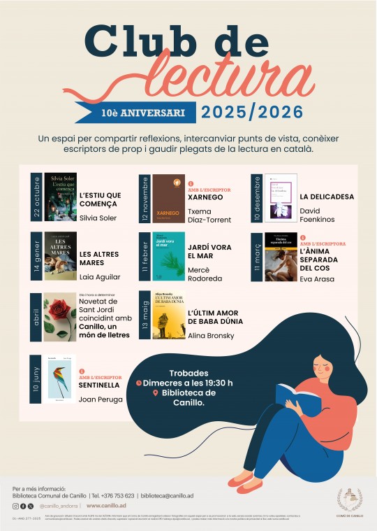 Calendari Club de lectura