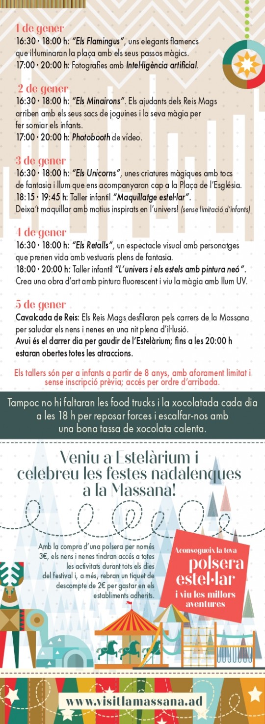 EL NADAL A LA MASSANA: ESTELÀRIUM · Explora nous horitzons!