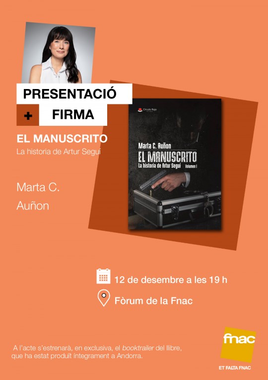 Presentació del llibre 'El manuscrito. La historia de Artur Seguí'