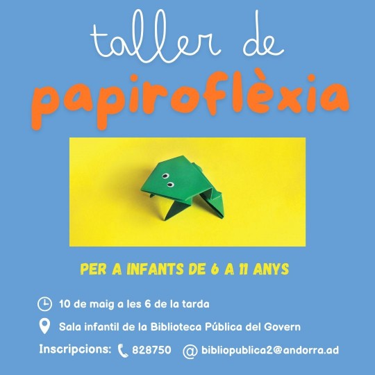 Taller de papiroflèxia