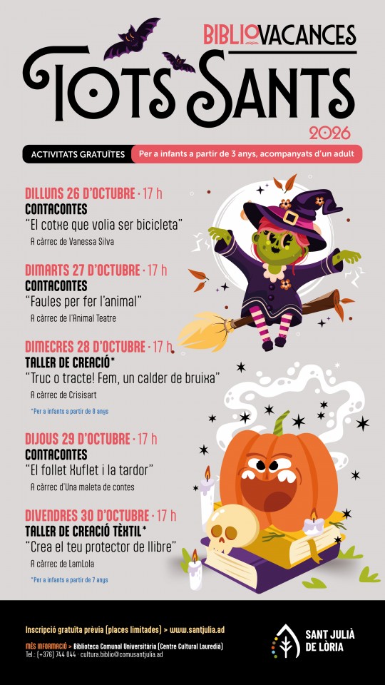 Bibliovacances Tots Sants