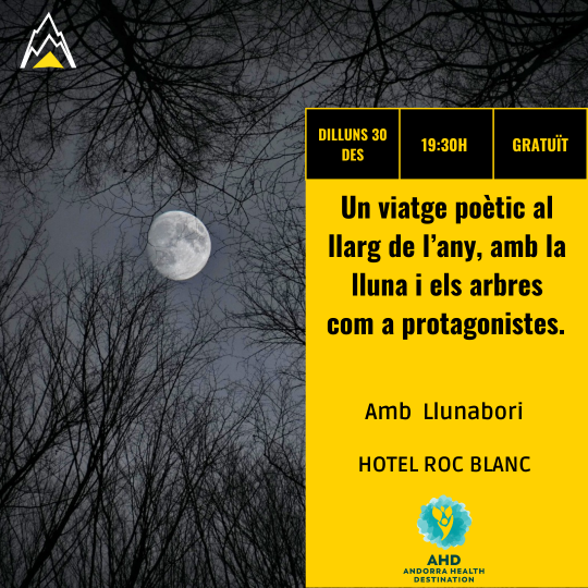 Un viatge poètic al llarg de l’any, amb la lluna i els arbres com a protagonistes. 