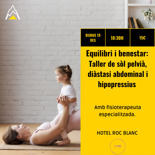 Equilibri i benestar: taller de sòl pelvià, diàstasi abdominal i hipopressius.
