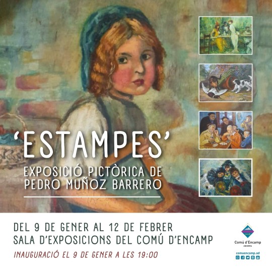 Cartell exposicio Pedro Muñoz Encamp