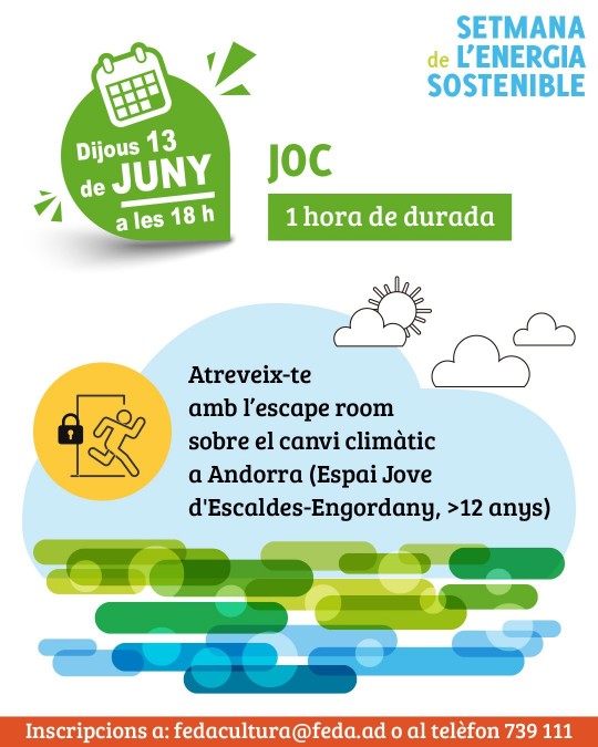 Atreveix-te amb l’escape room sobre el canvi climàtic a Andorra 