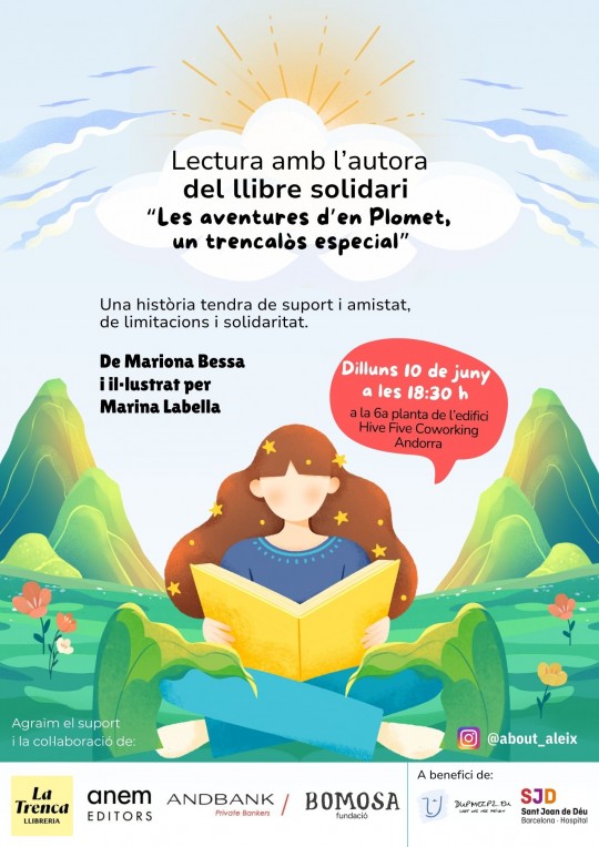 Lectura del conte infantil “Les aventures d’en Plomet, un trencalòs especial”