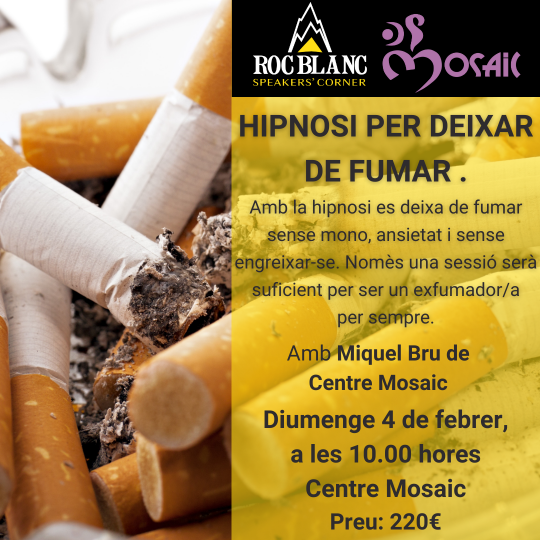 Hipnosi per deixar de fumar
