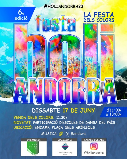 festa holi encamp 2023