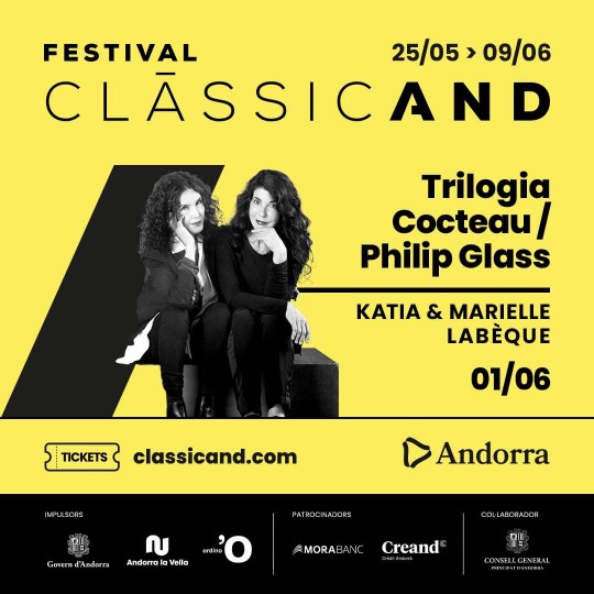 Clàssicand 2024 - Trilogia Cocteau/Philip Glass, Katia i Marielle Labèque