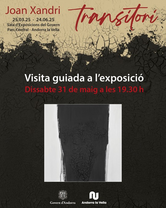 Visita guiada a l’exposició  “Joan Xandri. Transitori”