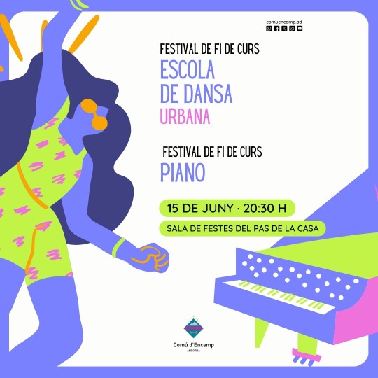Festival fi de curs Escola Dansa Urbana i Piano Pas de la Casa