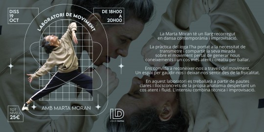 Workshop Laboratori de Moviment amb Marta Moran
