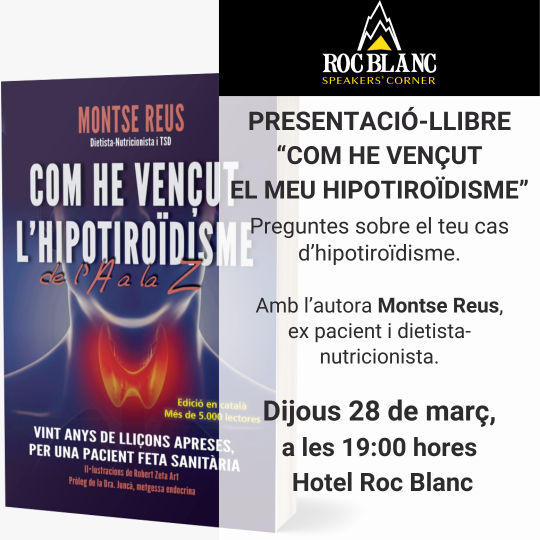Presentació del llibre Com he vençut el meu hipotiroïdisme