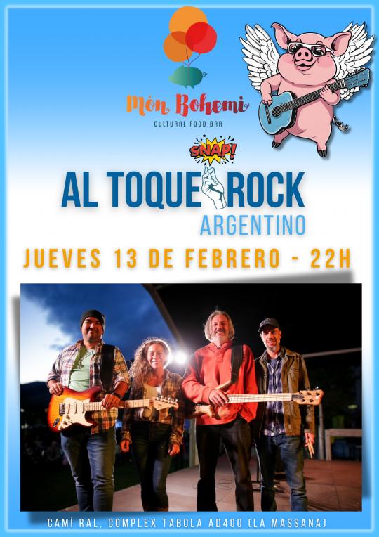 Concert “Al Toque – Rock Argentí”
