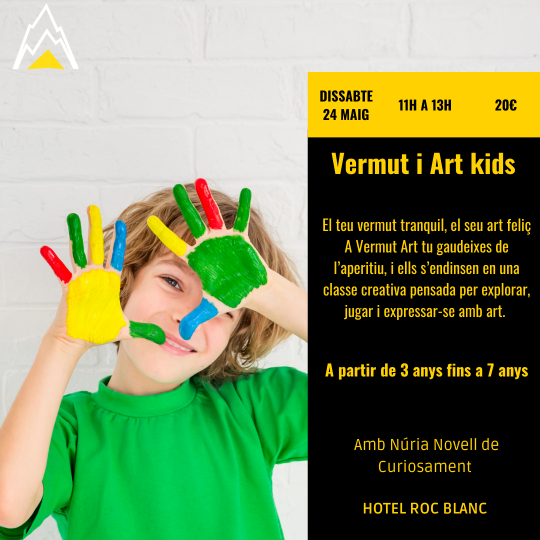 Vermut i Art kids – El teu vermut tranquil, el seu art feliç