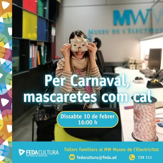 Taller familiar: Per Carnaval, mascaretes com cal