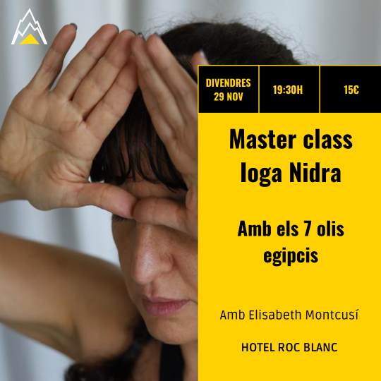 Masterclass Ioga Nidra. Amb els 7 olis egipcis