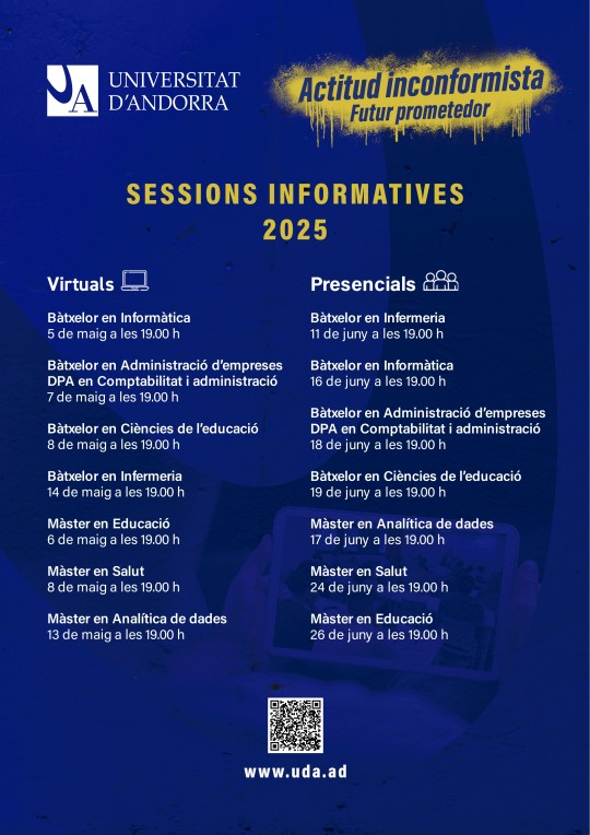 Sessió informativa del bàtxelor en Informàtica (en línia)